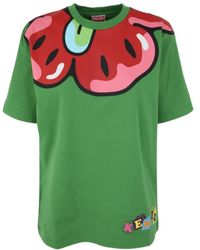 KENZO - Boke Flower Printed Crewneck T-Shirt - Lyst