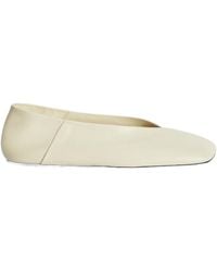 Jil Sander - Leather Ballerina Shoes - Lyst