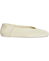 Jil Sander - Leather Ballerina Shoes - Lyst