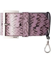 Prada - Ayers Leather Wrist Strap - Lyst