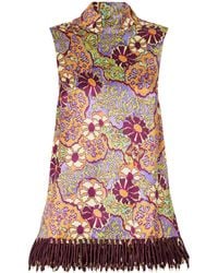 ALÉMAIS - Printed Satin Tank - Lyst