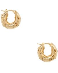 Bottega Veneta - Bijoux Textured Hoop Earrings - Lyst