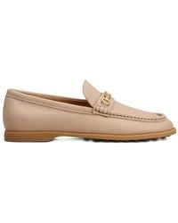 Tod's - Slip-On Flat Loafers - Lyst