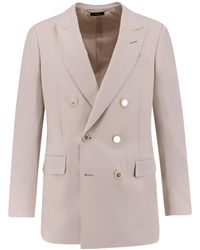 Tom Ford - Double-Breasted Peak-Lapel Blazer - Lyst