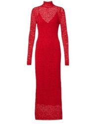 Gabriela Hearst - Lethe Pointelle Wool And Silk Maxi Dress - Lyst