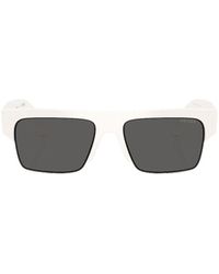 Prada - Eyewear Semi-Rimless Frame Sunglasses - Lyst