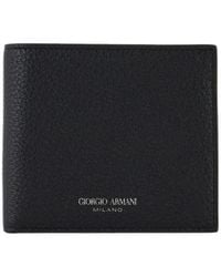 Giorgio Armani - Logo-Stamp Bifold Wallet - Lyst