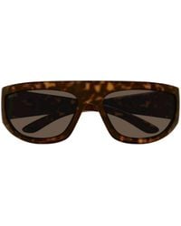 Gucci - Eyewear Rectangle Frame Sunglasses - Lyst