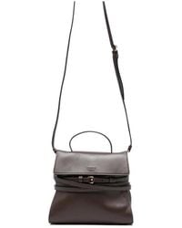 Moschino - Buckle Leather Mini Bag - Lyst