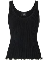 Pinko - Ribbed Vest Top - Lyst