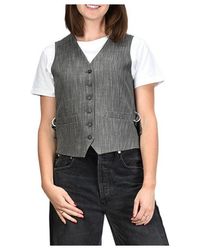 Golden Goose - V-Neck Slub Waistcoat - Lyst