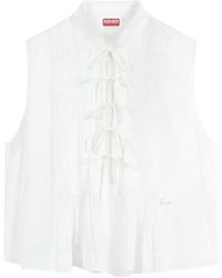 KENZO - Light Sleeveless Top - Lyst