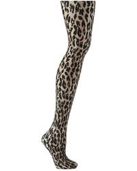 Wolford - Josey 20 Denier Leopard-Print Tights - Lyst