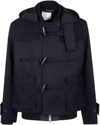 Sacai - Wool Melton Blouson - Lyst