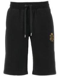 Dolce & Gabbana - Logo-Embroidered Drawstring Bermuda Shorts - Lyst