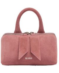 The Attico - Mini Friday Suede Top Handle Bag - Lyst