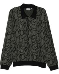 Carhartt - Patterned Knitted Polo Top - Lyst