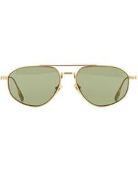ZEGNA - Aviator Frame Sunglasses - Lyst