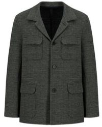 Harris Wharf London - Safari Jacket Hopsack Crafted With Loro Piana Fabric - Lyst