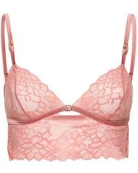 Stella McCartney - Lace Cup Bra W/Lace Trim - Lyst