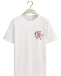 Dior - Embroidered Fitted T-Shirt - Lyst