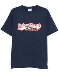 Maison Kitsuné - Autry X Logo Printed T-Shirt - Lyst