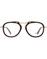 ZEGNA - Pilot Frame Glasses - Lyst