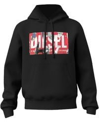 DIESEL - Ginn Flpa Crew Sweatshirt - Lyst