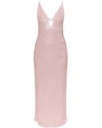 Oséree - Oséree Sequin Ring Detail Dress - Lyst