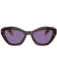 Prada - Eyewear Butterfly Frame Sunglasses - Lyst