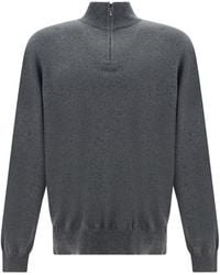 Loro Piana - High-Necked Long-Sleeved Sweater - Lyst