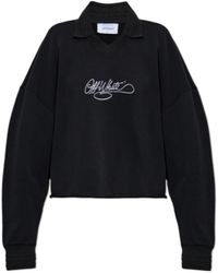 Off-White c/o Virgil Abloh - Long-Sleeve Polo Shirt - Lyst