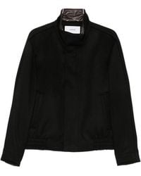 Lardini - High-Neck Zip-Up Jacket - Lyst