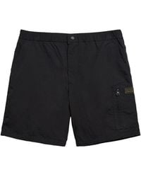 Barbour - Logo Patch Shorts - Lyst
