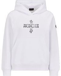 Moncler - Appliqué-Logo Cotton Hoodie - Lyst