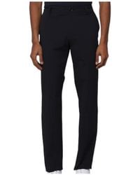 ARMANI EXCHANGE - Mid-Rise Tapered-Leg Trousers - Lyst