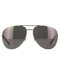 Saint Laurent - Eyewear Pilot Frame Sunglasses - Lyst