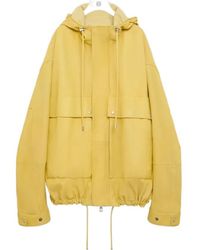 Loewe - Nappa Leather Short Parka - Lyst
