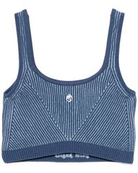 Palm Angels - Ribbed-Knit Tank Top - Lyst