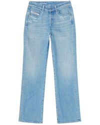 DIESEL - 1971 D-Sent-S1 Micro Stones-Embroidered Jeans - Lyst