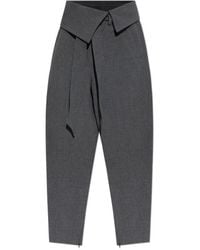 The Attico - High Waist Casual Pants - Lyst
