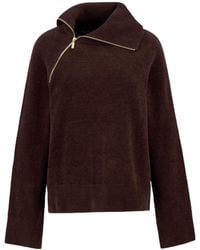 Barbour - Saskia Funnel-Neck Jumper - Lyst