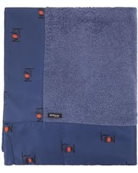 Kiton - Logo Detailed Beach Towel - Lyst