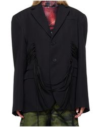 Jean Paul Gaultier - Loose-Fit Virgin Wool Delaine Blazer - Lyst