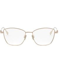 Fendi - Eyewear	Irregular Frame Glasses - Lyst