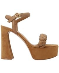 Gianvito Rossi - Logo High-Heeled Sandals - Lyst