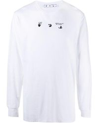 Off-White c/o Virgil Abloh - Arrows Print Long-Sleeve T-Shirt - Lyst