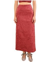 Ulla Johnson - Inez Satin Pencil Skirt - Lyst
