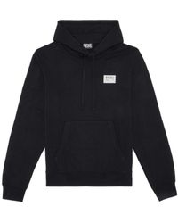 DIESEL - Hooded Long-Sleeved Hoodie - Lyst