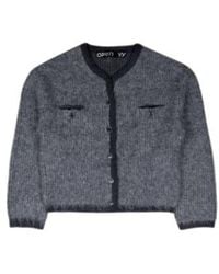 OPEN YY - Shaggy Cardigan - Lyst